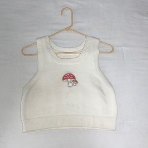 White mushroom tank top